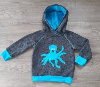 Mikina černá, vel.98/104