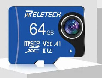Paměťová karta MicroSD 64GB RELETECH NOVÁ RYCHLÁ