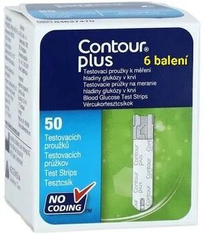 Contour plus prouzky do glukometru