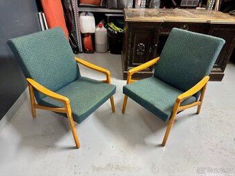 Retro křesla vč. stolku Jiří Jiroutek