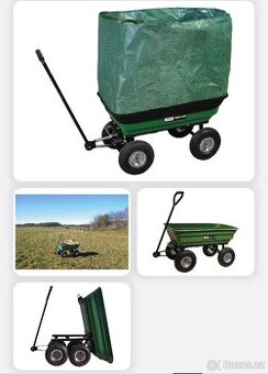 Zahradní vozik Gude GGW 250 s plachtou