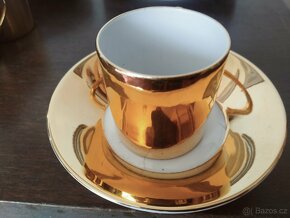 Kávový servis, švýcarská zn. Langenthal+dezert.taliřky