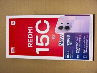 Redmi 15C 5G Midnight Black 4GB RAM 128GB