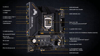 Asus TUF Gaming B560M-Plus (s aktivním Win klíčem)