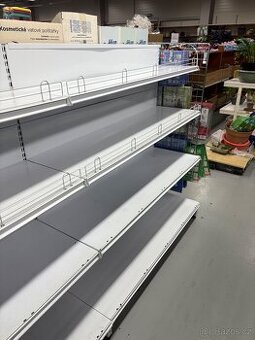 Obchodní oboustranné regály 50kusu X 125cm