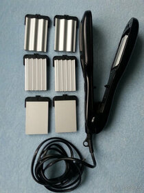 Žehlička na vlasy s výměnnými destičkami