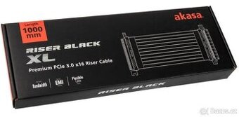 AKASA Riser Black XL černá