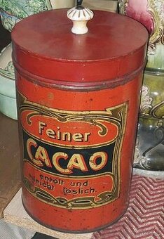 Secesní dóza na kakao