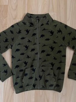 Fleesová mikina s dinosaury, vel.140, zn.Sinsay