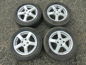 PRODÁM ALU KOLA 4x100 R15 ET44 PNEU 195/60 R15 88H