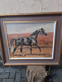 Starý obraz signováno - Emil Kotrba