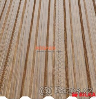 Trapézový plech Т18 Dřevo