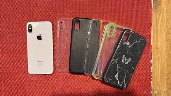 IPhone XS 64GB stříbrný, top stav