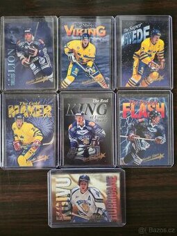 Predám hokejové kartičky repre. (Wien96, Globe95, Semic95..)