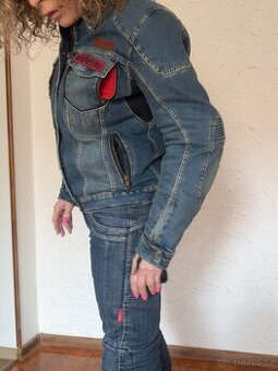 Dámská moto bunda Trilobite (s nášivkou Ducati)