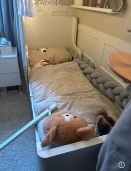 Dětská rostoucí postel z IKEA, bíla