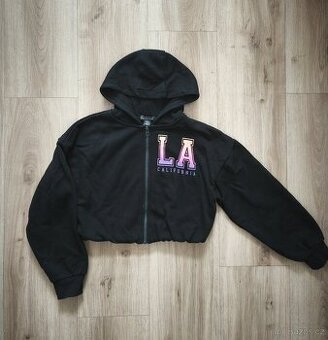 Mikina crop top, vel. 140