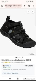 Nové sandále Keen seacamp 2 cnx 27/28