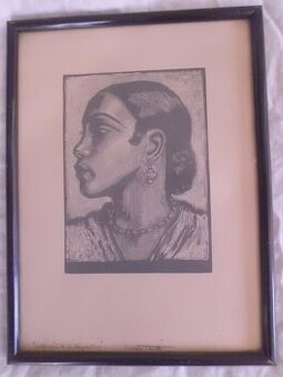 VIKTOR STRETTI - Grafika - TANEČNICE - MALAJKA