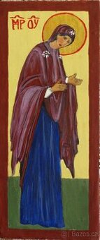 Ikona pravoslavná Panna Maria podle Rubleva