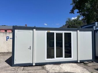 Kontejner 3×6 m – obytný / kancelářský – TOP stav