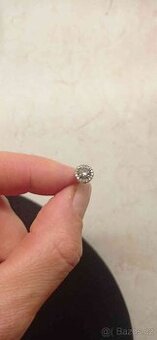 prodám stříbrné náušnice - průměr 7mm