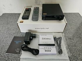 Topping DAC DX3 Pro+ s lineárním zdrojem 50W