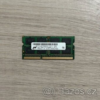 RAM paměť MICRON 2GB DDR3 SODIMM 1066MHz CL7 - 1
