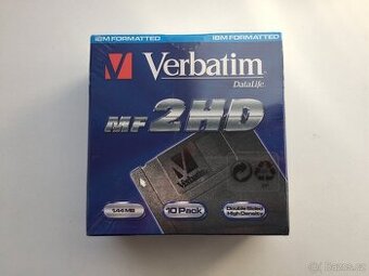 Diskety Verbatim 3,5" 1,44MB, 10ks (87410)