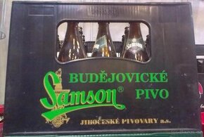 KOUPÍM - starší pivní přepravku Samson, Ústí, Budvar