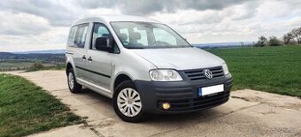 CADDY LIFE 1.9 TDI 77kw 2009 PO SERVISU 5 MÍST 1.MAJ