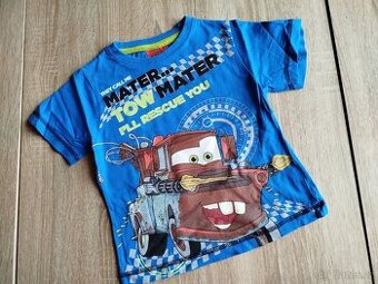 Disney triko / tričko Cars vel. 98 2-3 r.