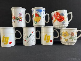 Retro hrnky kus 250 Kč