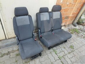VW Caddy sedačky do 2.řady