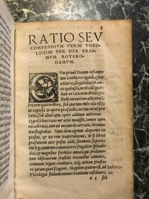 Erasmus Roterdamský - dvojsvazek z roku 1523