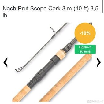 Koupím Nash scope cork 10ft 3,5lb