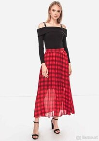 Maxi károvaná sukně Guess - 1