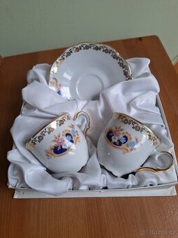 porcelánové šálky Czechoslovakia