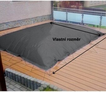 Bazénový polštář TREND 6 x 3 šedý - 1