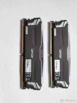 Lexar ARES 32GB KIT DDR5 7200MHz CL34 RGB Black, záruka