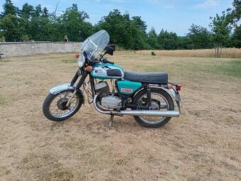 Jawa 350 634 zelená metalíza