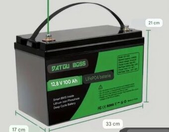 Akumulátor lifepo4 12.8V 100ah BMS