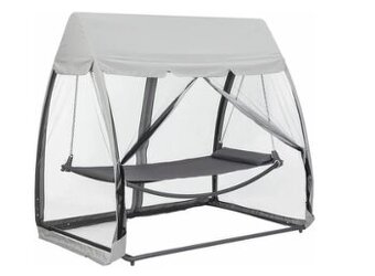 Goodhome Zahradní houpací lehátko Moskytiera - 1