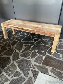 Dřevěná lavice masivní dřevo Sheesham