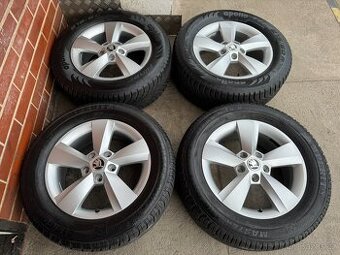Alu 16" orig. škoda NANUQ , zimní 80%, KaroQ, pěkné