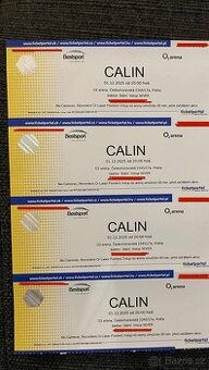 Calin Praha- klasické papírové vstupenky