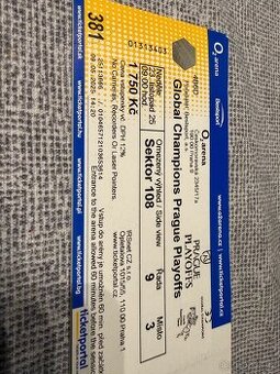 Vstupenky na Prague Playoffs