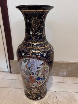 Velká dekorativní váza s orientálním motivem