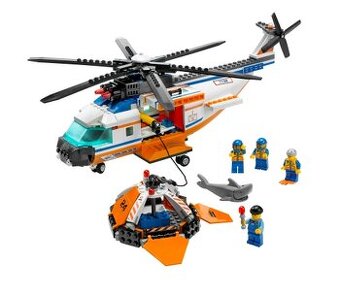 LEGO City 7738 Pobřežní hlídka – vrtulník a záchranný člun