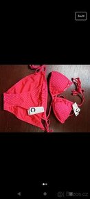 Neonové plavky s puntíky CUBUS